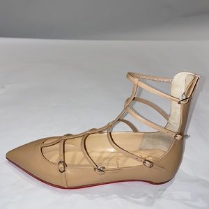 Christian Louboutin Nude Toerless Muse Flat